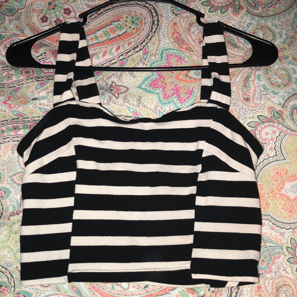 Stripped crop top